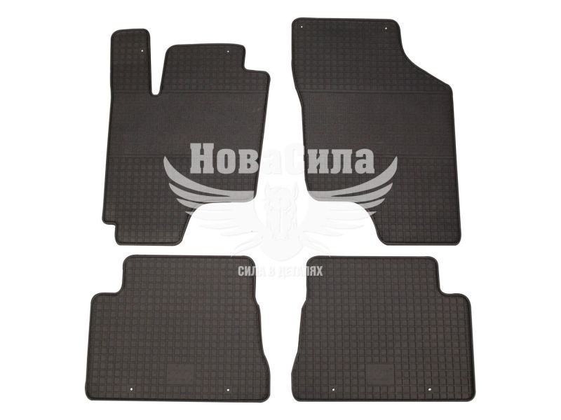 Автокилимки в салон Hyundai Getz з01-11р.в. (Polytep) (гумові) кт.-4шт.