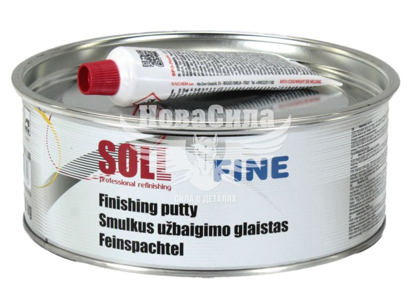 Шпаклівка фінішна (SOLL) Fine 1кг. (біла) (SG11 100)