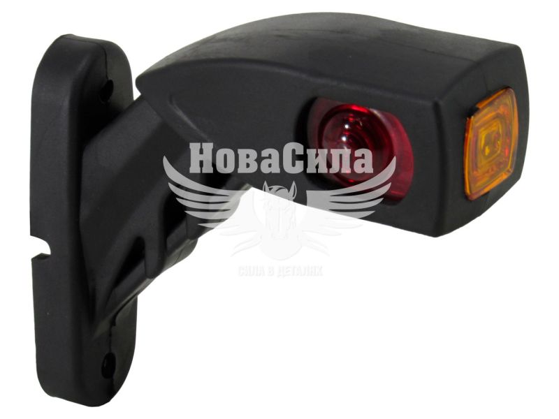 Ліхтар габаритний ріжок (Isiksan) LED 12-24V косий середній правий (ISS20403LRH)