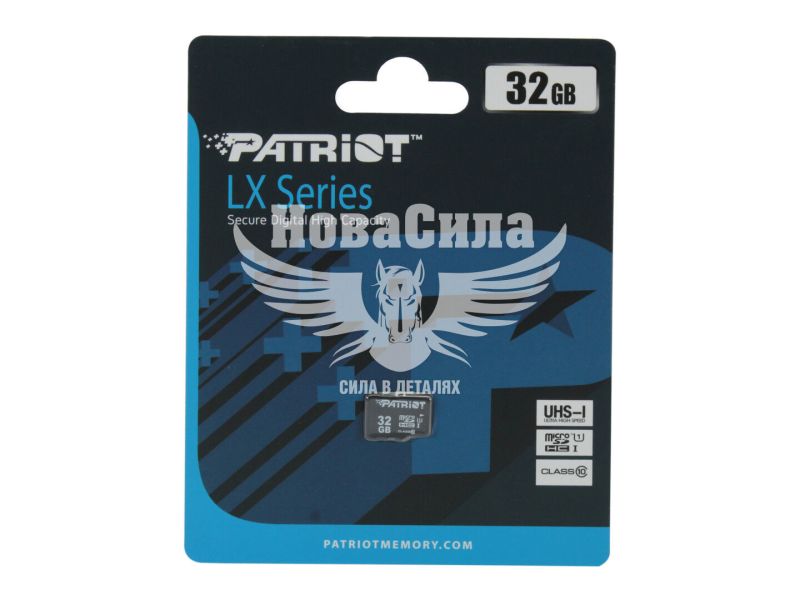 Флешка (microSD) 32GB Class 10 (Patriot) без адаптера (PSF32GMSDC10)