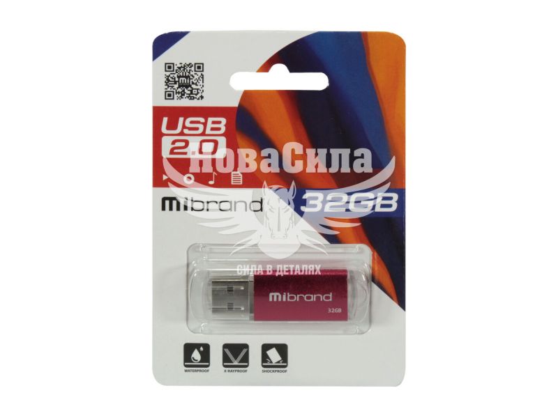 Флешка (USB) 32GB (Mibrand) Cougar Red (MI2.0/CU32P1R)