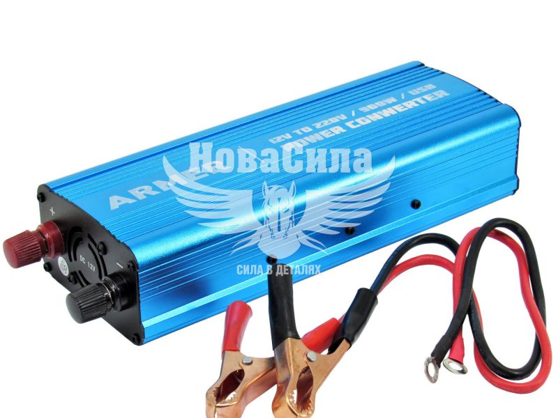 Перетворювач напруги 12V-220V 900W (Armer) (ARM-PI1000)