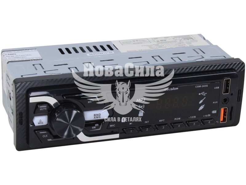 Автомагнітола 1-DIN (Celsior) USB+Bluetooht+SD Сard+AUX CSW-243G (CSW-243G)