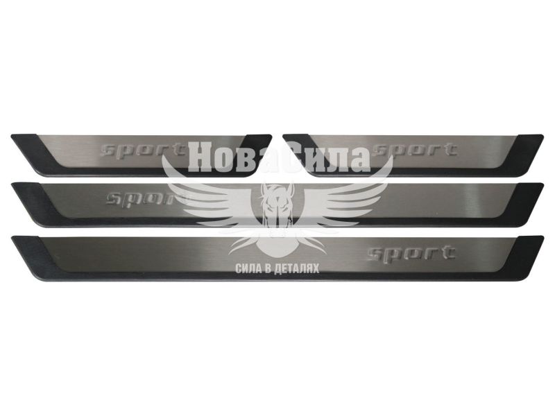 Накладка на пороги BMW (E39) з96-03р.в. хром. (DD) (97UN091SP)