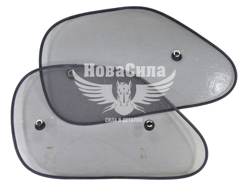 Шторка сонцезахисна бокова перед. (CarLife) 65х38см. чорн. (SS065)
