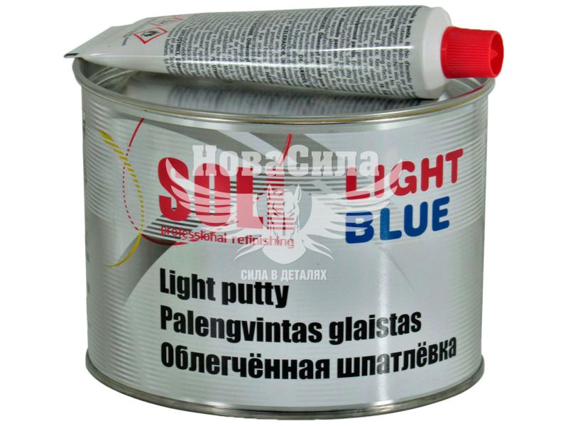 Шпаклівка (SOLL) універс. синя Light Blue 1,5кг. (SG6 LB 150)