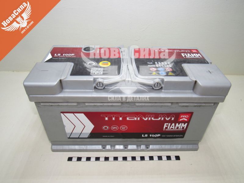 АКБ 100-А/Ч (FIAMM) Titanium PRO (R+) 870А (353х175х190мм.) (7905160)