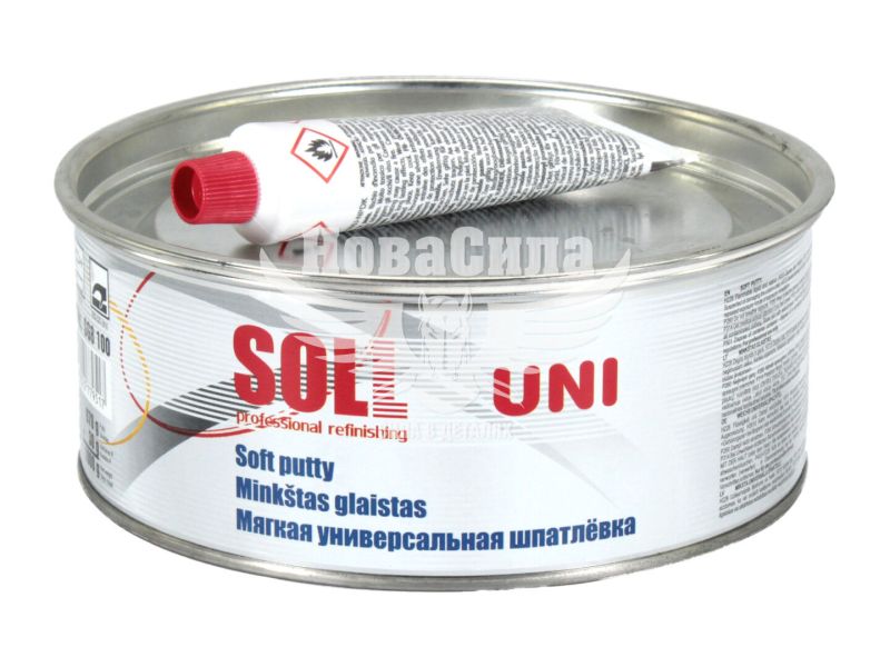 Шпаклівка (SOLL) універс. Uni 1кг. (мяка біла) (SG8 100)