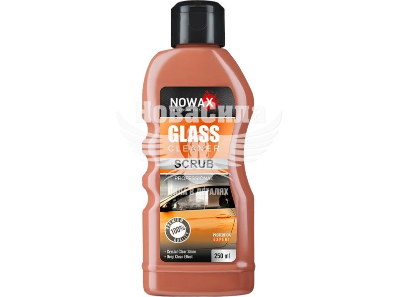 Очисник скла (Nowax) від водного каменя Glass Cleaner Scrub 250мл. (NX25247)