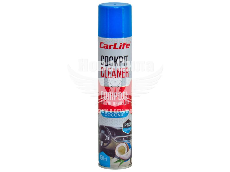 Поліроль пластика (CarLife) Cockpit Cleaner Coconut 320мл. (CF328)