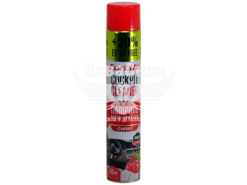 Поліроль пластика (CarLife) Cockpit Cleaner Cherry 750мл. (CF760)