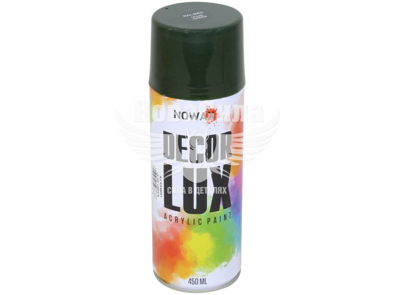 Фарба-спрей (Nowax) Decor Lux Мілітарі Матовий 450мл. (RAL 6003) (NX48051/NX65051)
