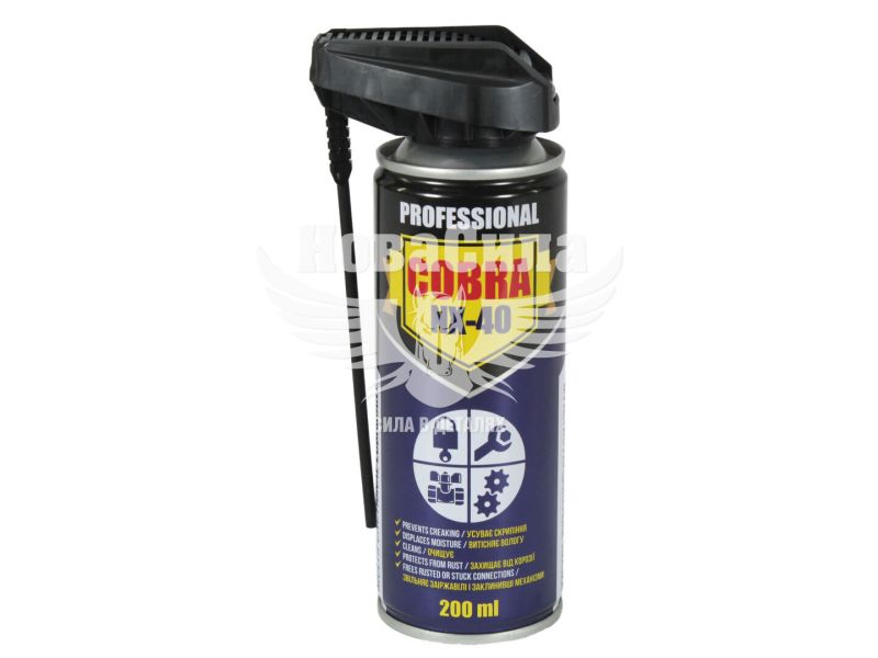 Змазка-спрей універс. NX-40 (Cobra) 200гр. (Professional) (NX20600)