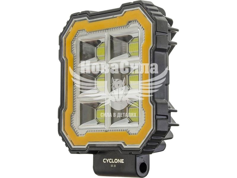 Фара світлодіодна LED 40W 6000К (Cyclone) (129х112х33мм.) (WL-D19)