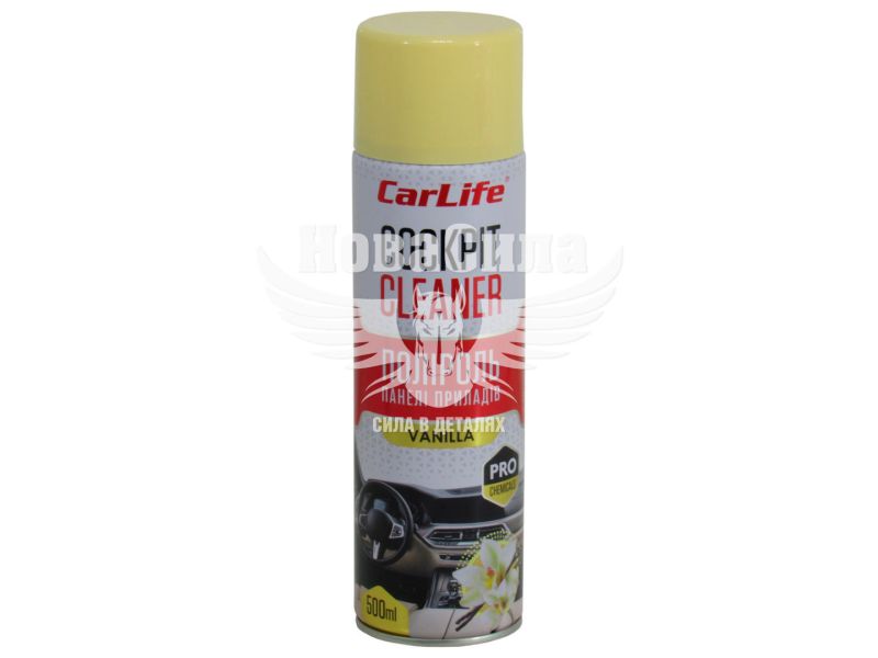 Поліроль пластика (CarLife) Cockpit Cleaner Vanilla 500мл. (CF502)