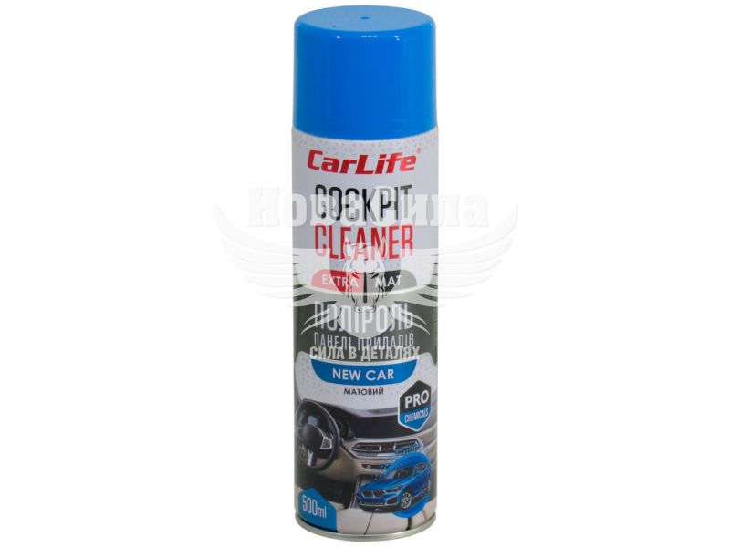 Поліроль пластика (CarLife) Cockpit Cleaner Extra Mat New Car 500мл. (матовий) (CF524)