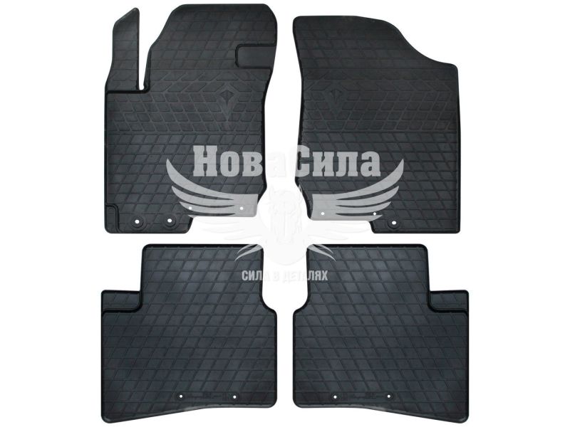 Автокилимки в салон KIA Ceed з06-12р.в. (Stingray) (гумові) кт.-4шт. (1009264)