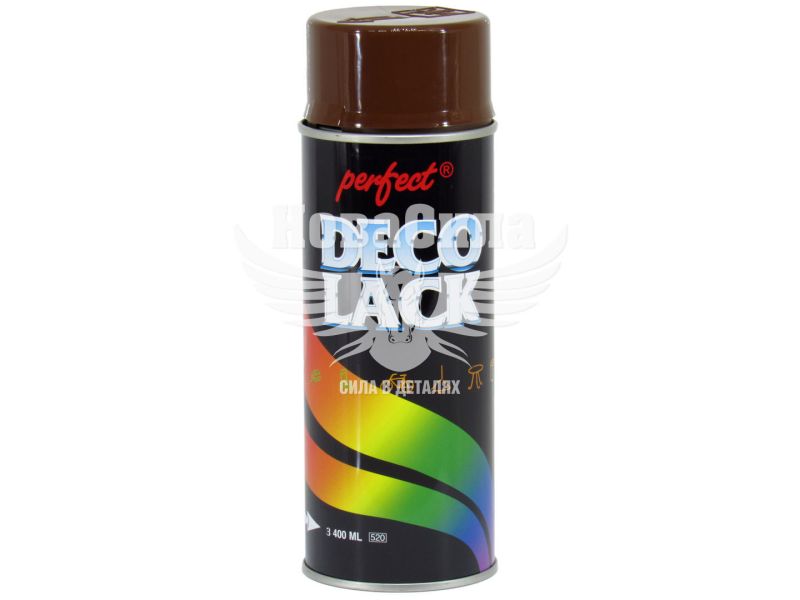 Фарба-спрей (Perfect) Deco Lack Коричневий 400мл. (RAL 8011) (8011)