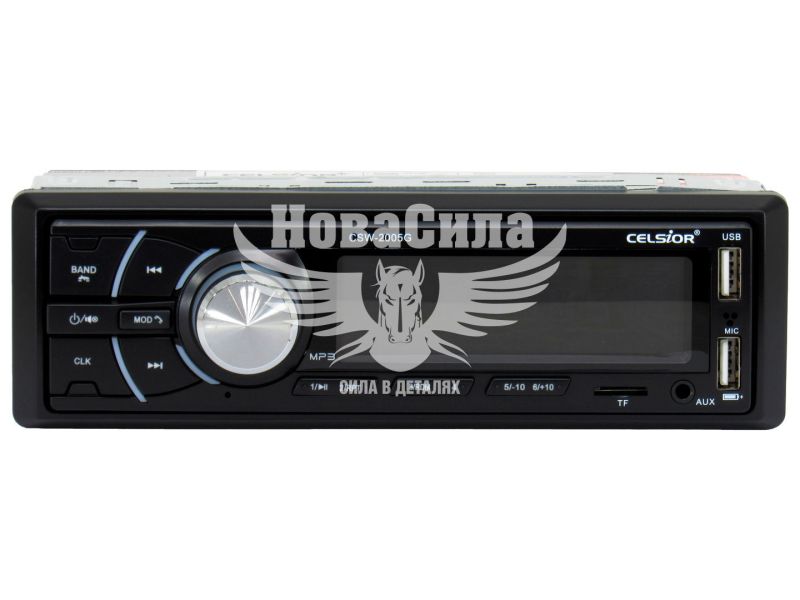 Автомагнітола 1-DIN (Celsior) USB+SD Card+AUX CSW-2005R (CSW-2005R)