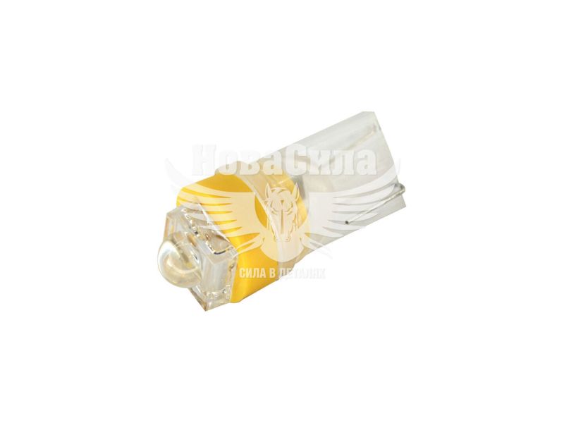 Лампочка без цоколя LED T10_W5W LEDS жовта 1-діод 24V W2.1x9.5d (Futura) (упак.-10шт.) (20525)