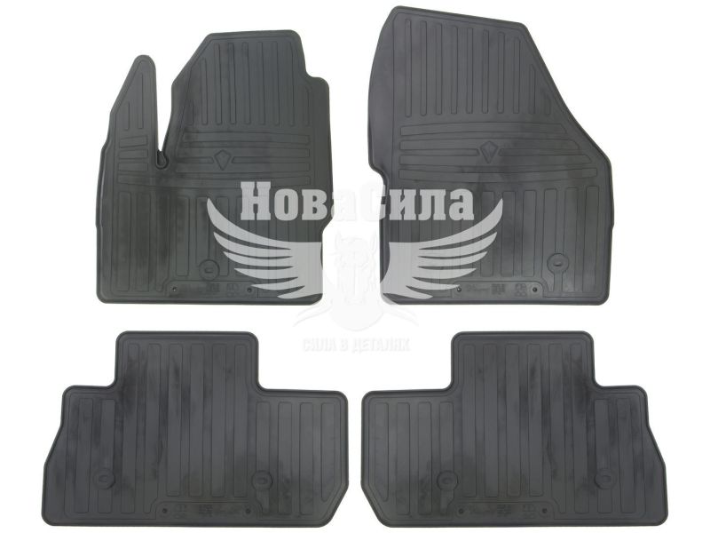 Автокилимки в салон Land Rover Freelander II з06-12р.в. (Stingray) (гумові) кт.-4шт. (1047094)
