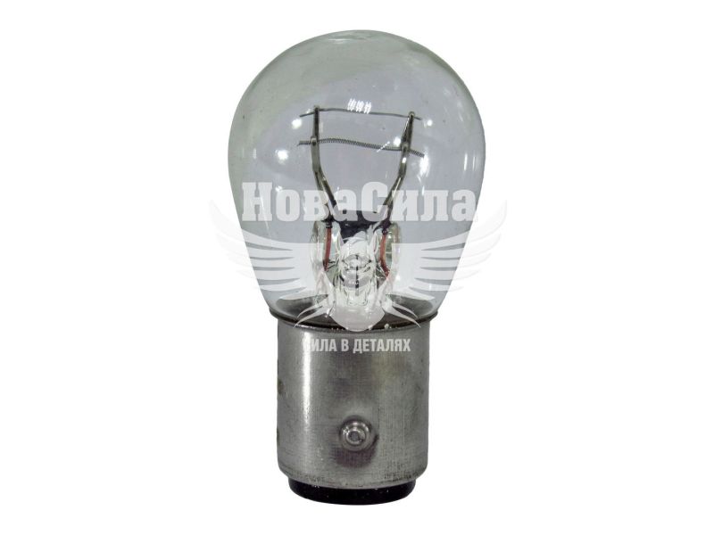 Лампочка 2-ох конт. груша біла 12V-21/5Вт P21/5W BAY15d (Philips) (упак.-10шт.) (12499 CP)