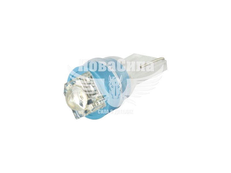 Лампочка без цоколя LED T10_W5W LEDS синя 1-діод 12V W2.1x9.5d (Futura) (упак.-10шт.) (20512)
