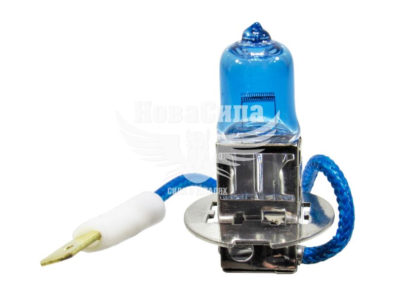 Лампочка галогенна H3 PK22s 12V-55Вт (Brevia) 4200K (Power Blue) (12030PBC)