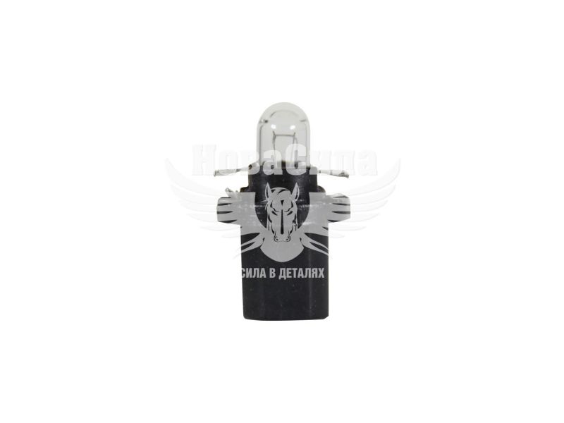 Лампочка без цоколя семечка W1.2W біла 12V-1,2Вт B8.5d (PRO Fusion)(з патроном) (упак.-10шт.) (F- 12/63)