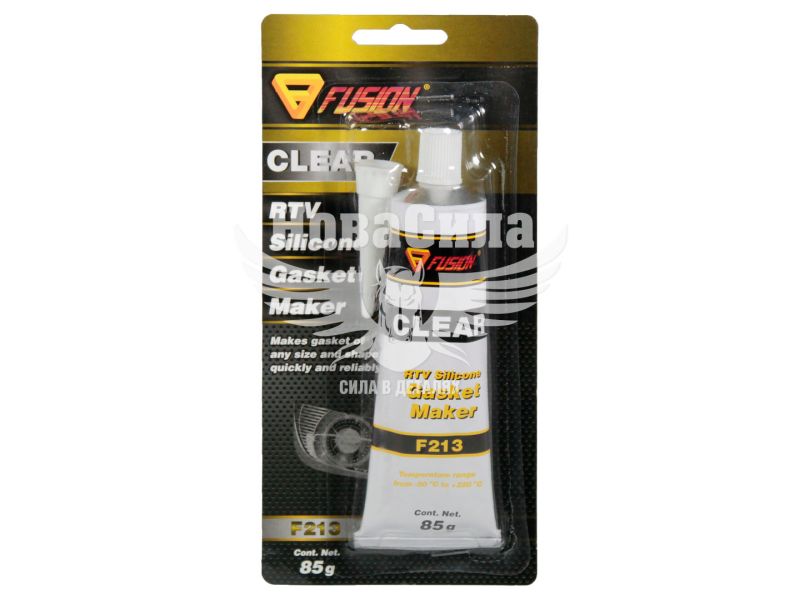 Герметик силікон (PRO Fusion) прозорий 85гр. (GASKET MAKER Grey +220C) (F213)