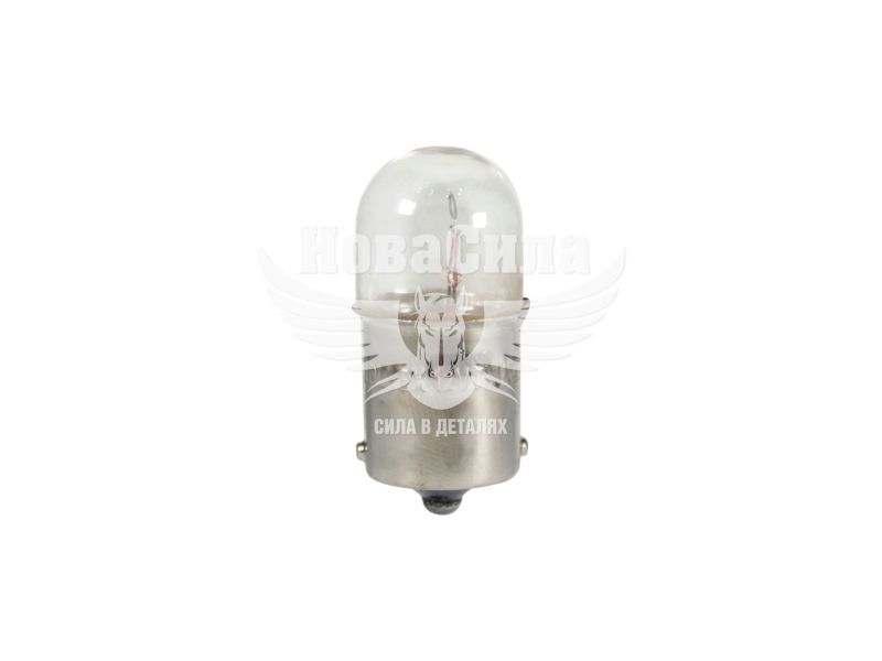 Лампочка 1-но конт. черешня біла 12V-5Вт R5W BA15s (Zollex) (упак.-10шт.) (9524)