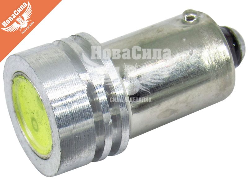Лампочка з цоколем LED T4W SMD біла 1-діод 24V-4Вт BA9s (Solar) (упак.-10шт.) (LS262_P)