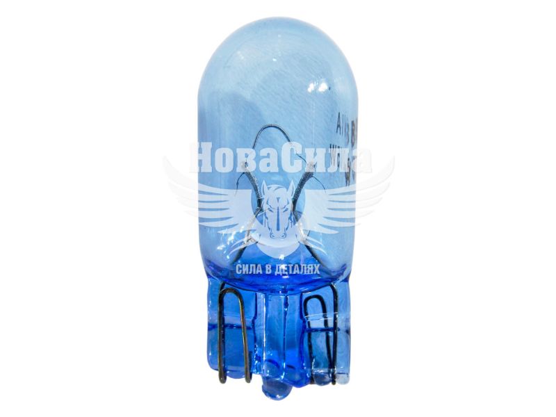 Лампочка без цоколя W5W синя 12V-5Вт W2.1x9.5d (Brevia) (Power Blue) (упак.-10шт.) (12328C)