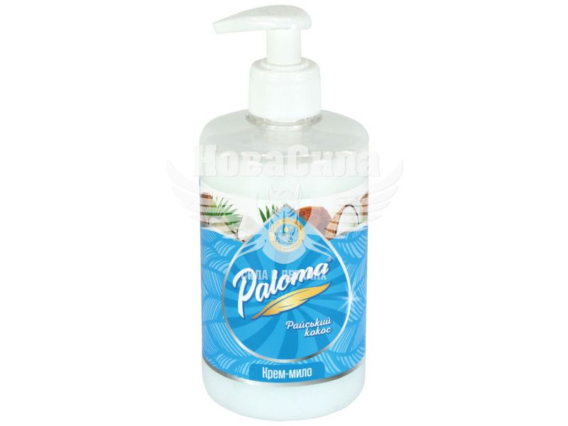 Крем-мило для рук 0,5л Райський кокос (Paloma) (дозатор) (PE50465)
