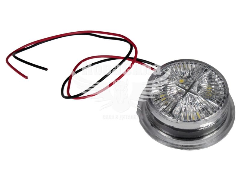Вставка в ліхтар габаритний ріжок (Україна) LED 12-24V білий (p57390872)