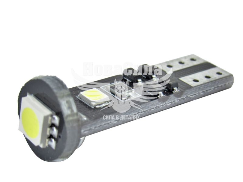 Лампочка без цоколя LED T10_W5W SMD біла 2-діоди 12V (Tempest) (упак.-10шт.) (tmp-11T10-12V)