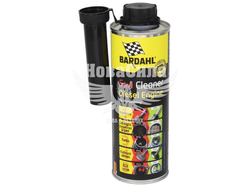 Очисник форсунок дизельного двигуна (Bardahl) Diesel 5in1 Cleaner 0,5л. (9357B)