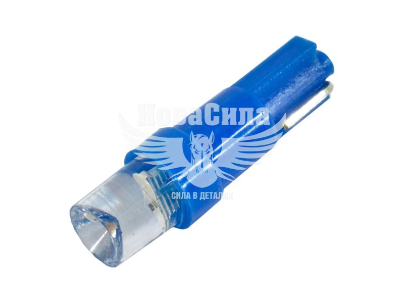 Лампочка без цоколя семечка LED W1.2W LEDS синя 1-діод 12V-1,2Вт W2x4.6d (Solar) (упак.-20шт.) (LF102_P)
