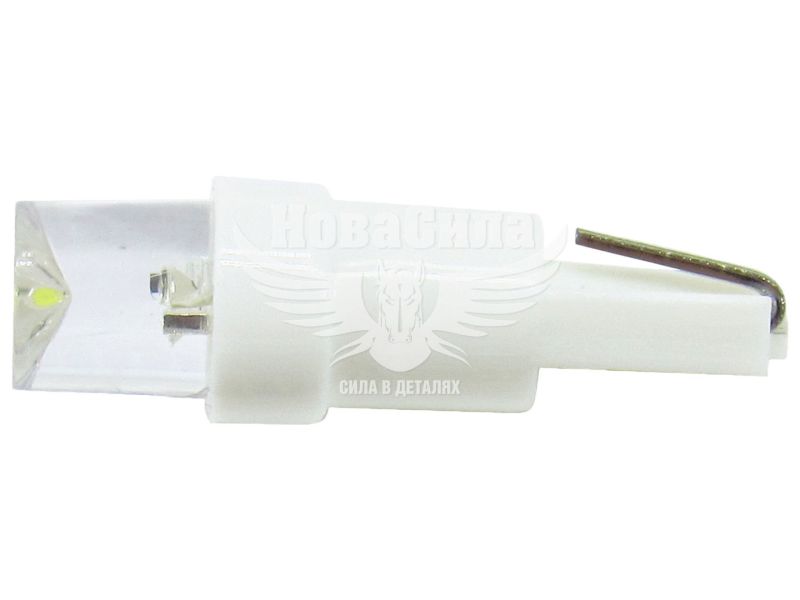 Лампочка без цоколя семечка LED W1.2W LEDS біла 1-діод 12V-1,2Вт W2x4.6d (Solar) (упак.-20шт.) (LF101_P)