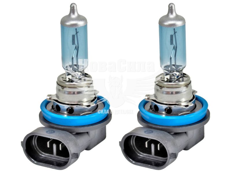 Лампочка галогенна H11 PGJ19-2 12V-55Вт (Osram) +20 (Cool Blue Intense) (кт. 2шт.) (64211CBI)
