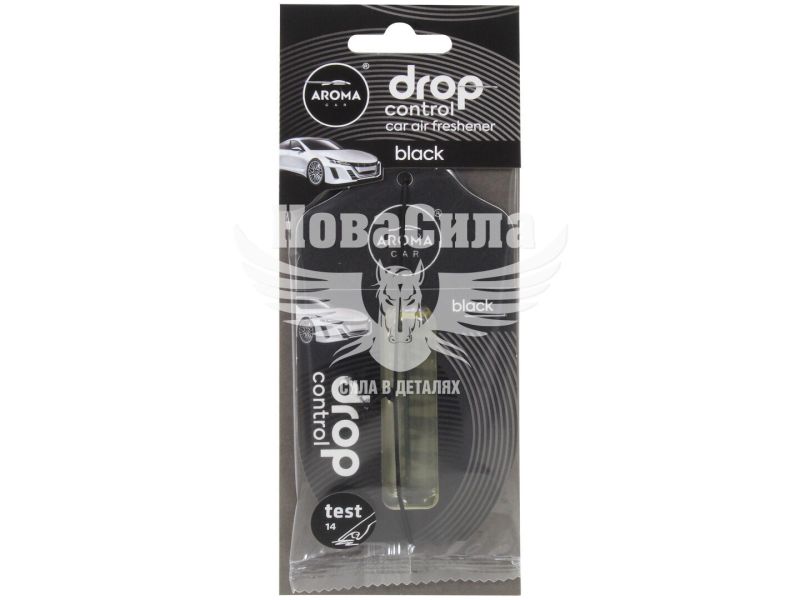 Ароматизатор (Aroma Car) Drop Control Black (рідкий картка) 5мл. (92291)
