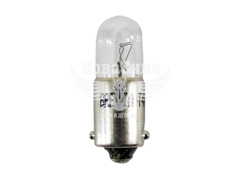 Лампочка з цоколем T4W біла 24V-4Вт BA9s (Brevia) (упак.-10шт.) (24319C)