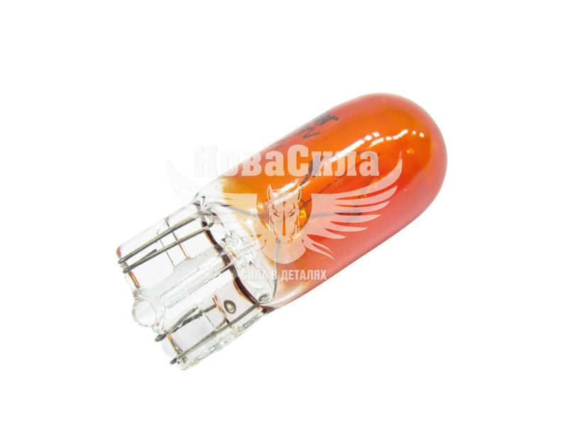 Лампочка без цоколя WY5W жовта 12V-5Вт W2.1x9.5d (Solar) (упак.-10шт.) (1264)