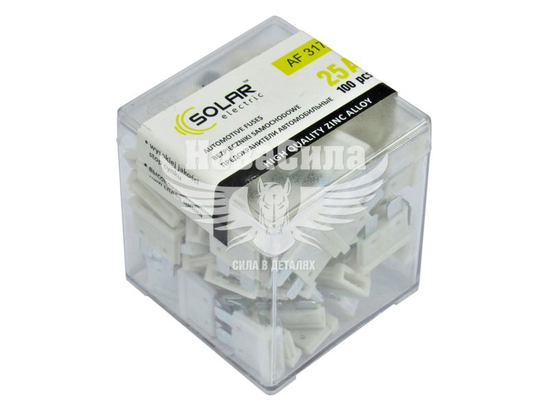 Запобіжники плоскі стандарт (Solar) уп. 100шт. (25A) (AF317)