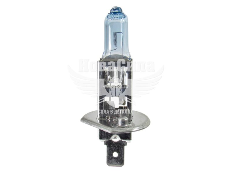 Лампочка галогенна H1 P14.5s 12V-55Вт (Brevia) +60 4300К (Power White) (12010PWC)