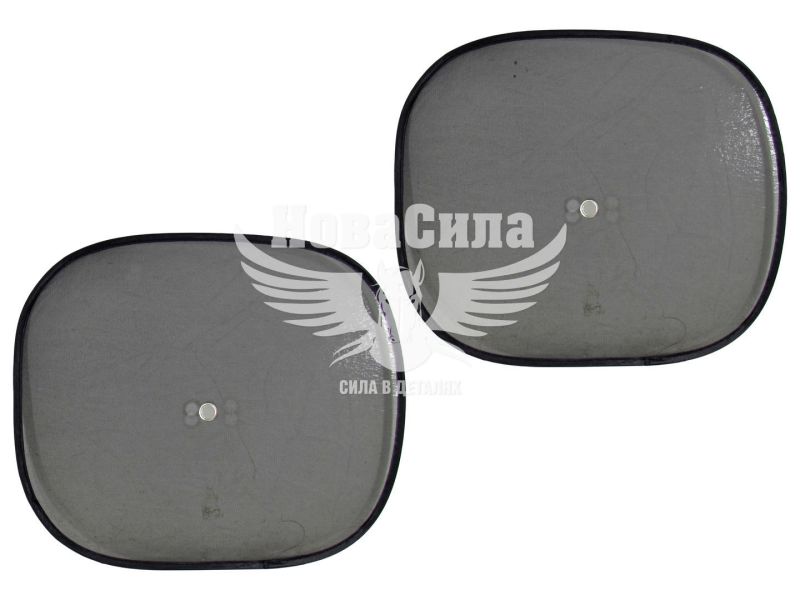 Шторка сонцезахисна бокова (CarLife) 44х38см. чорн. (SS044)