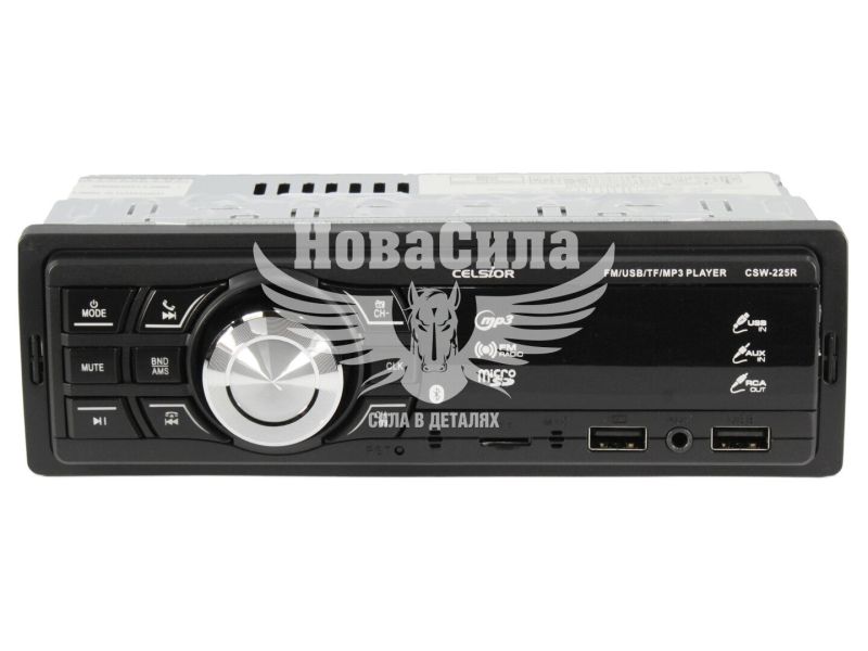 Автомагнітола 1-DIN (Celsior) USB+SD Card+AUX CSW-225R (CSW-225R)