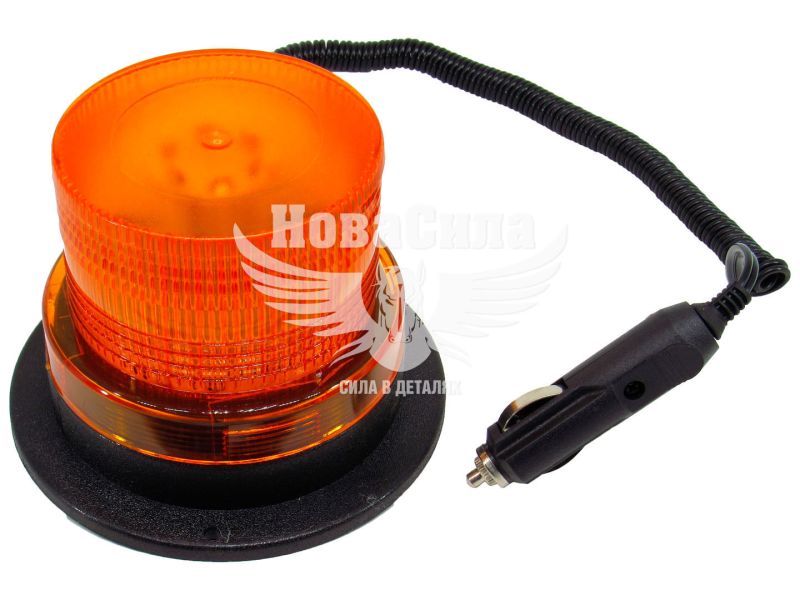 Проблисковий маяк (ДК) LED 12-24V (помаранчевий) (DK-840-2 LED)