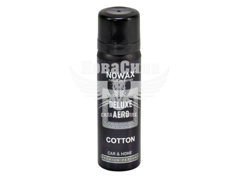 Ароматизатор (Nowax) Deluxe Aero Cotton (дезодорант) 75мл. (NX06504)