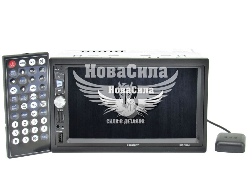 Автомагнітола 2-DIN (Celsior) USB+Bluetooht+SD Сard+AUX+GPS CST-7003UI (CST-7003UI)